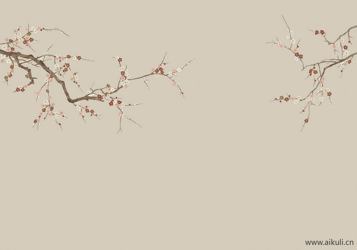 中式壁画DQ素雅贴图