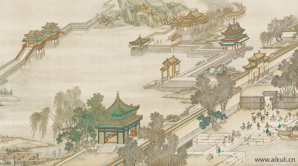 新中式CE水墨风 贴图 壁画