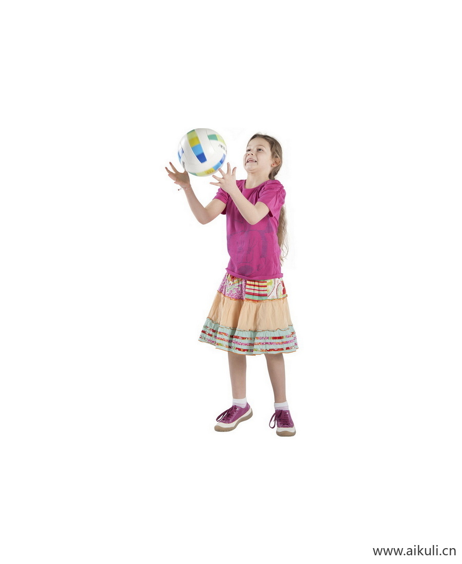 红衣服小女孩Q人物系列动作PNG素材