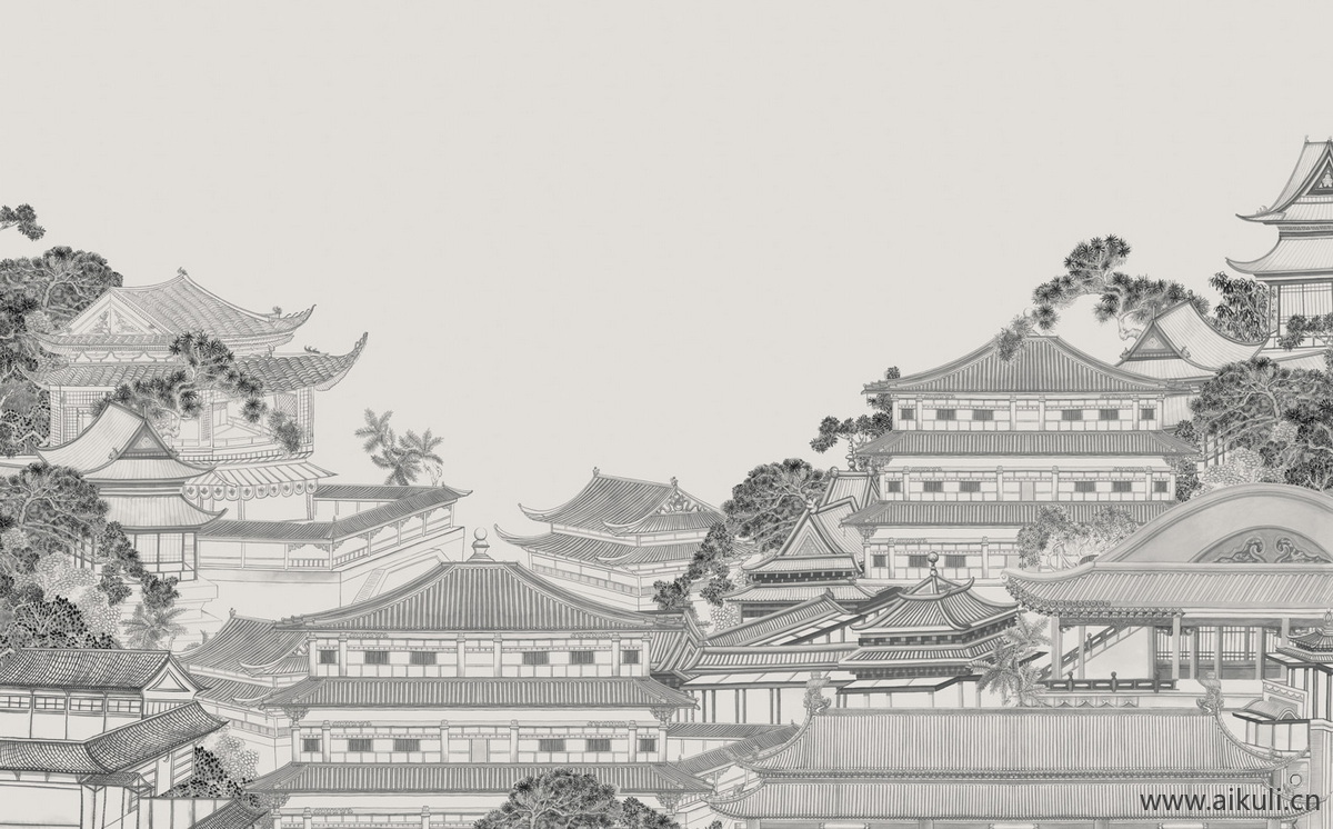 中式壁纸贴图 (46)