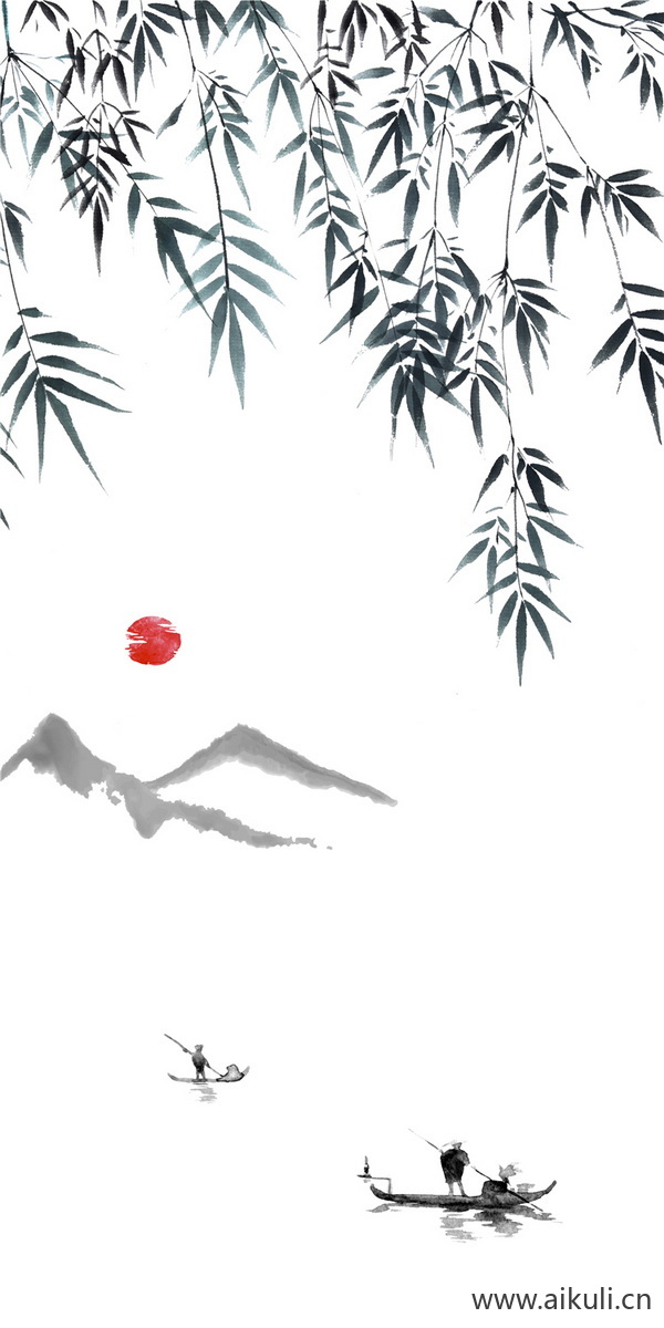 中式壁画DF素雅贴图