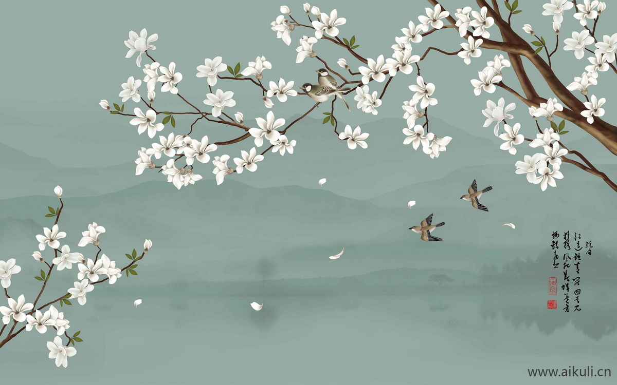 高清壁画贴图BJ 梅花