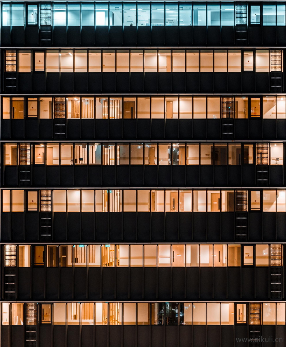 玻璃幕墙建筑外立面商业写字楼 (1)