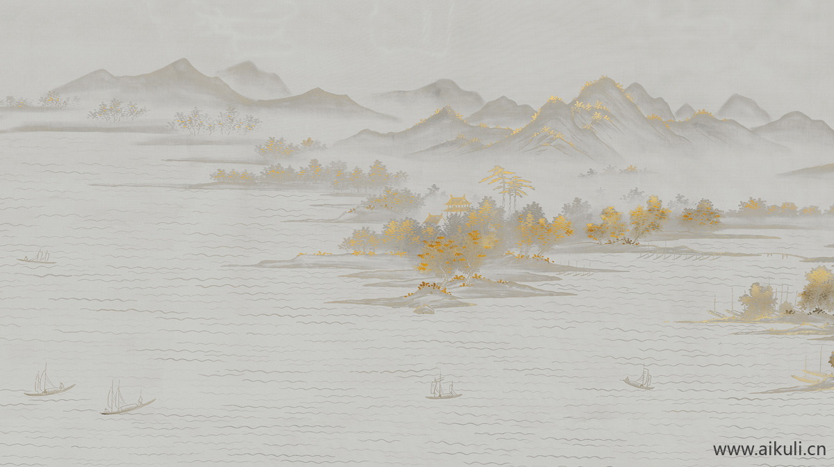 新中式BK水墨风 贴图 壁画