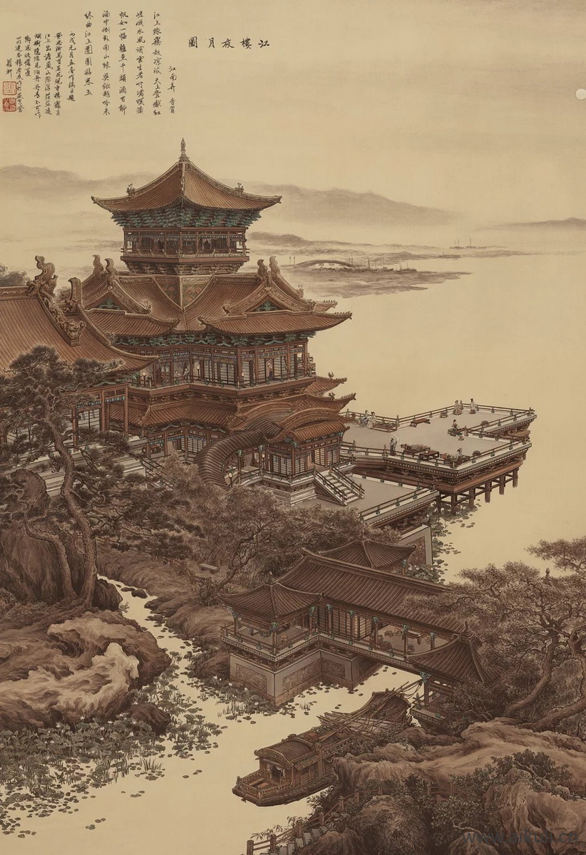 中式壁画贴图