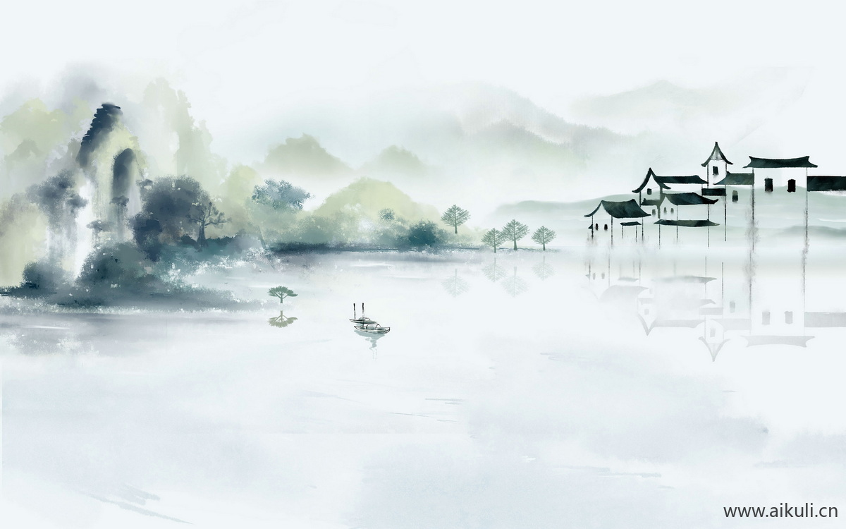 新中式背景墙装饰挂画壁纸画T贴图
