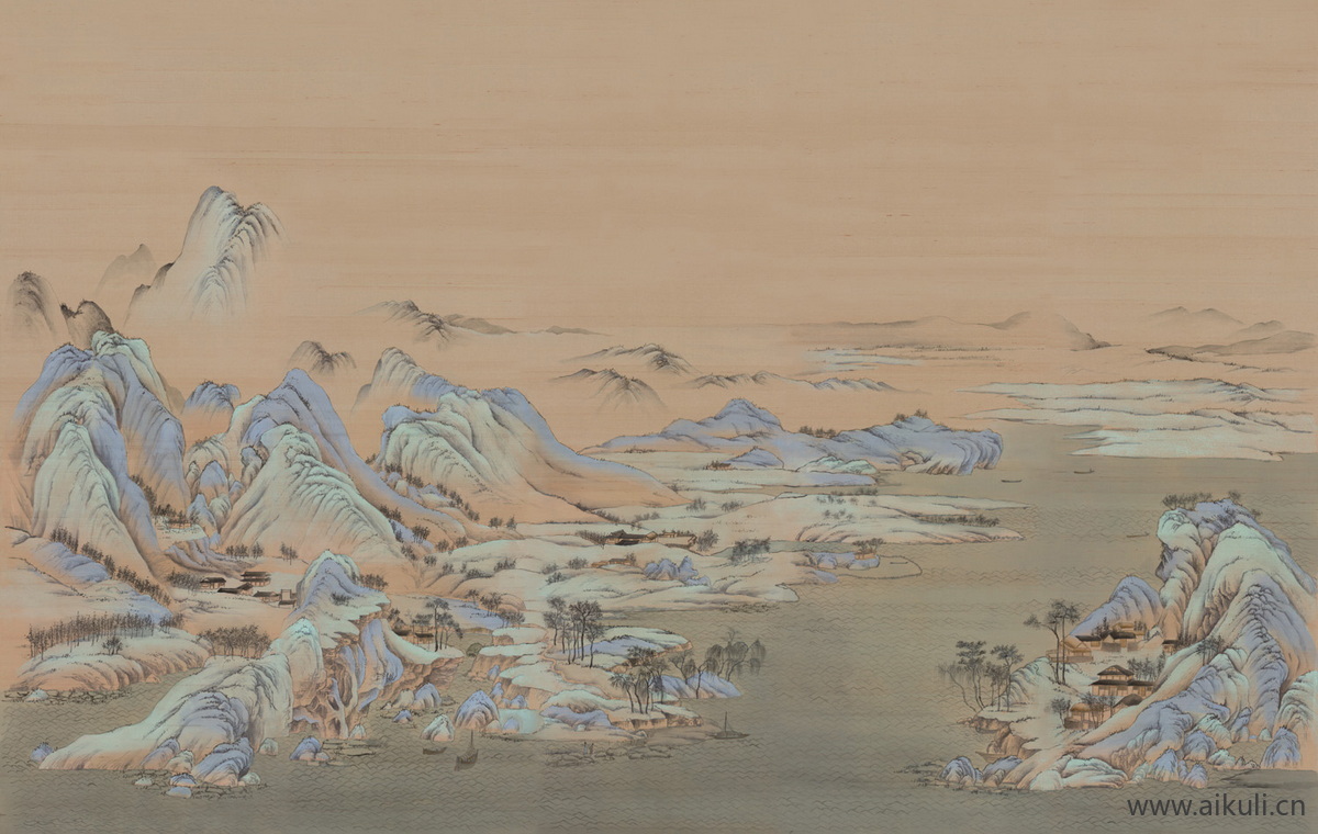 新中式DD水墨风 贴图 壁画