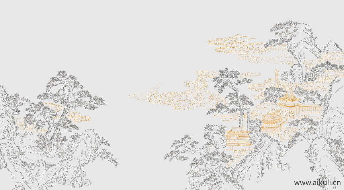 中式壁纸贴图 (2)