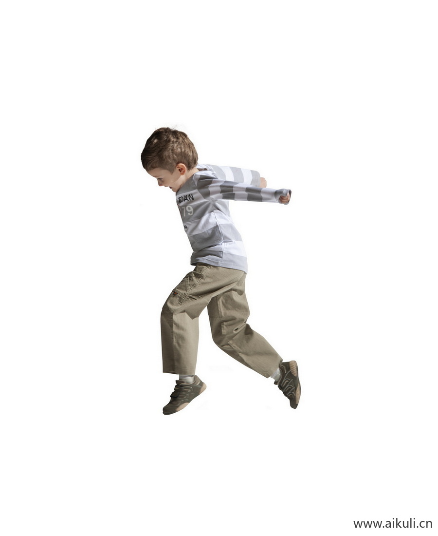 活泼小男孩G系列动作PNG