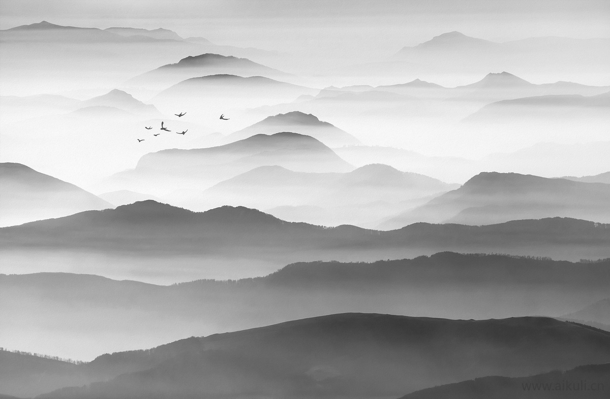 中式山水壁画 贴图 (12)