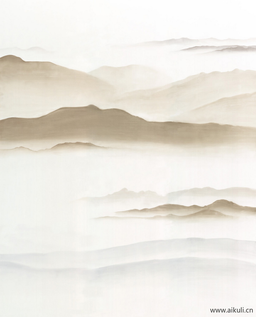 中式山水壁画S山景中国画