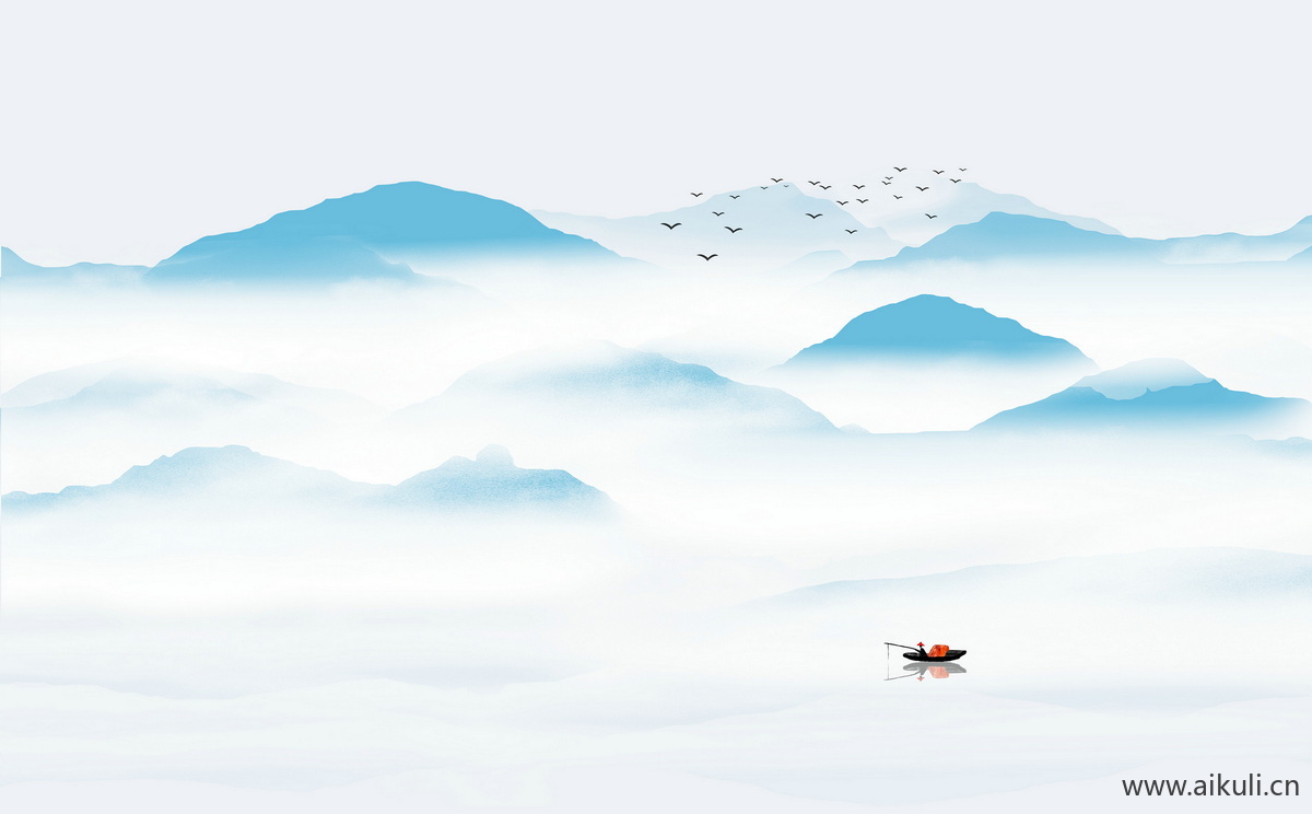 新中式IK水墨风 贴图 壁画
