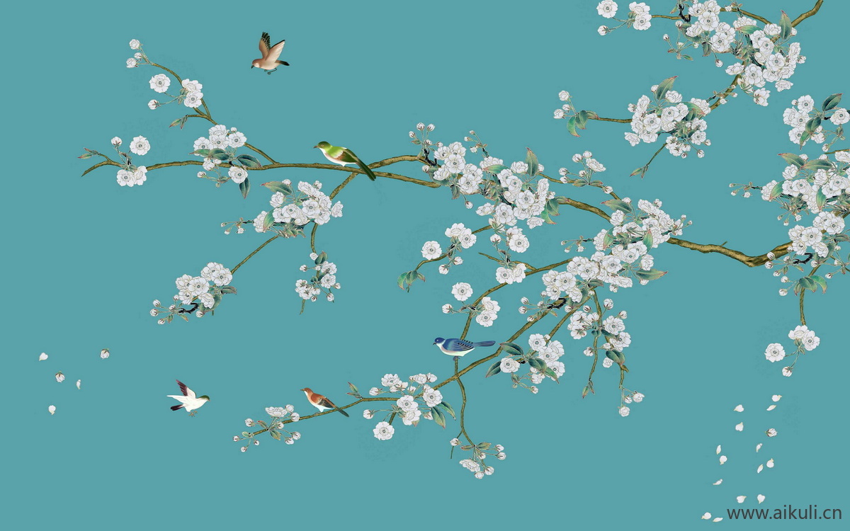 高清壁画贴图K 梅花