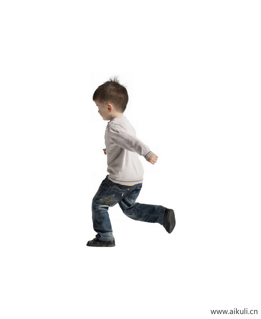 运动男孩O人物系列动作PNG