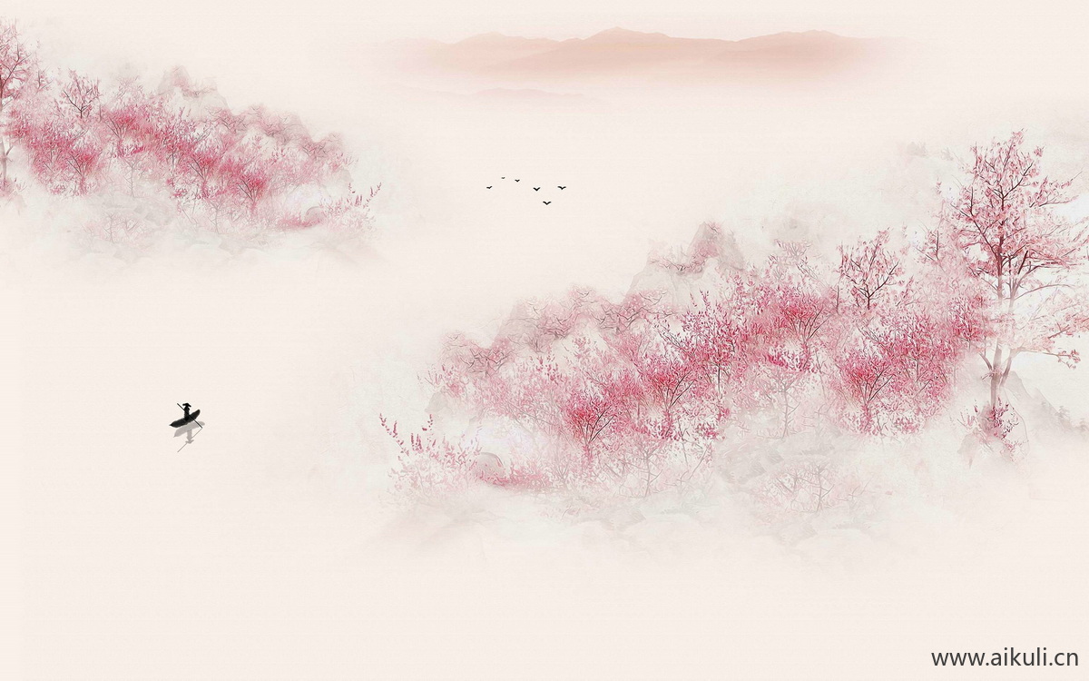 新中式HO水墨风 贴图 壁画