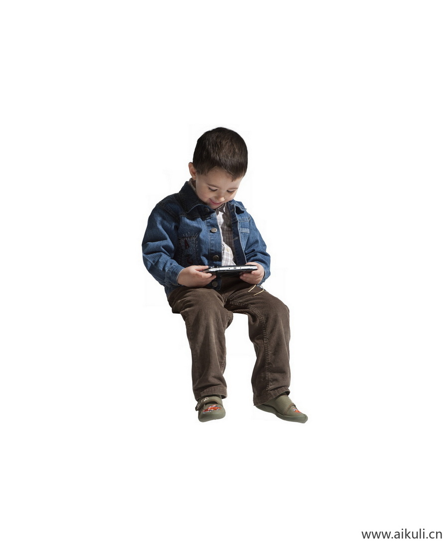 活泼小男孩K人物系列动作PNG