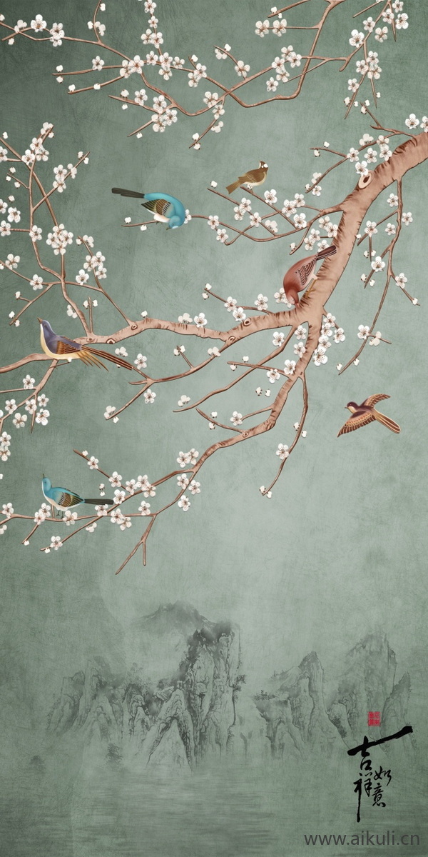高清壁画贴图DC 梅花