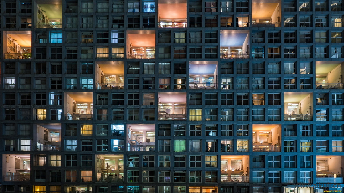 玻璃幕墙建筑外立面商业L贴图