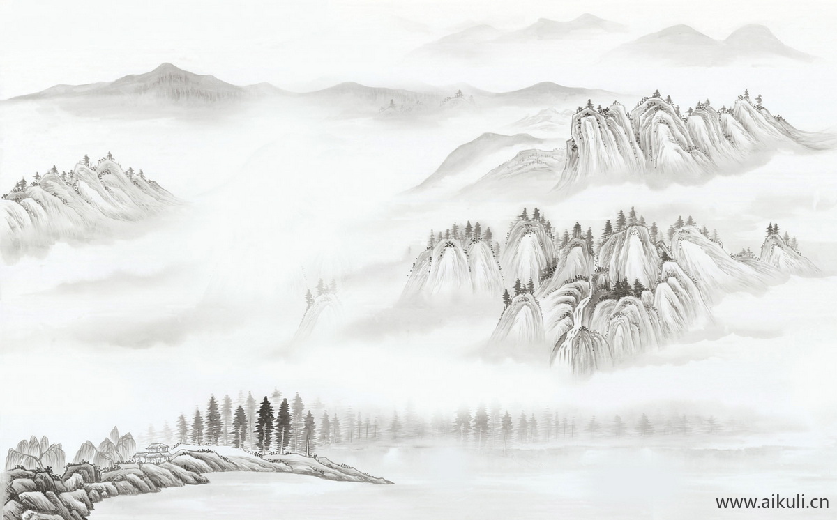 中式山水壁纸6贴图