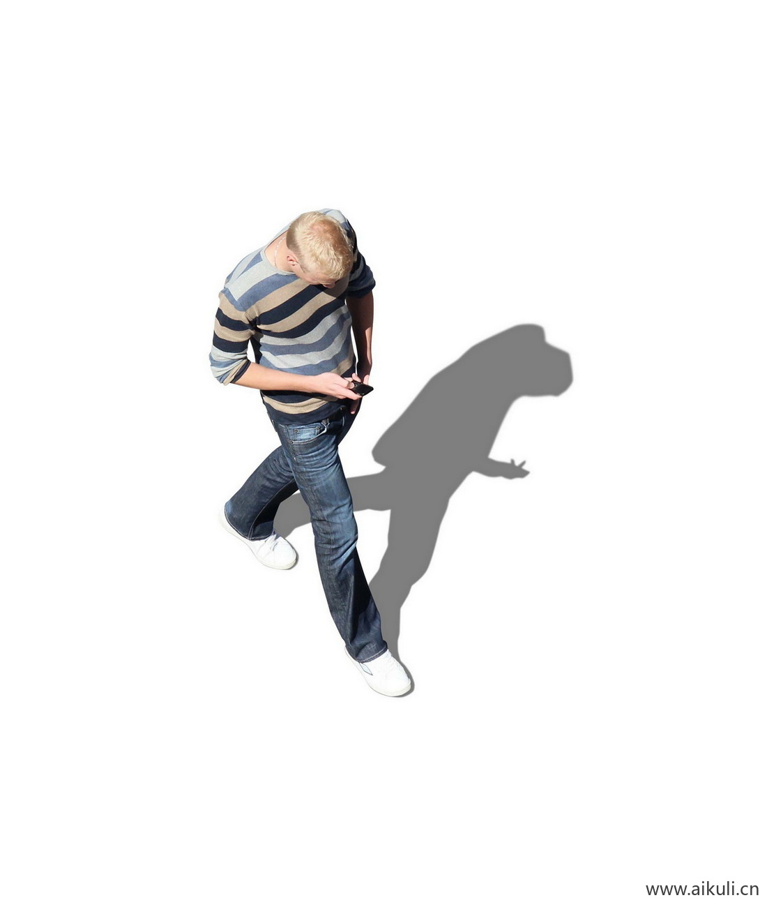 现代鸟瞰人物psd F素材