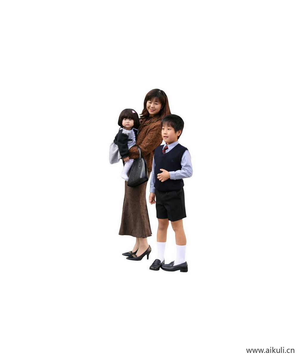 儿童父母BH亲子家庭人物PSD素材