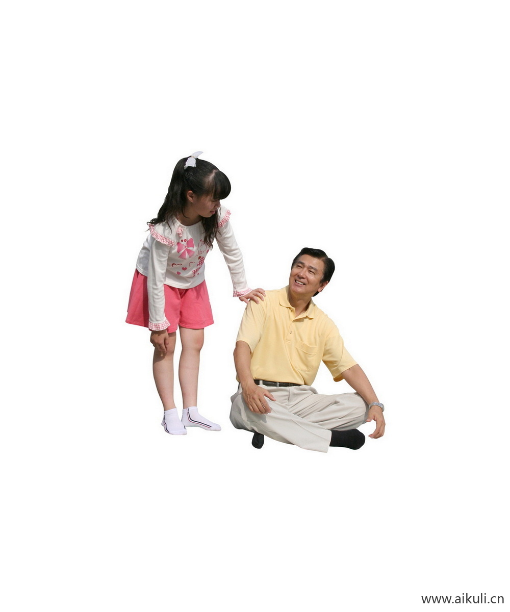 亚洲亲子人物O儿童父母PSD素材
