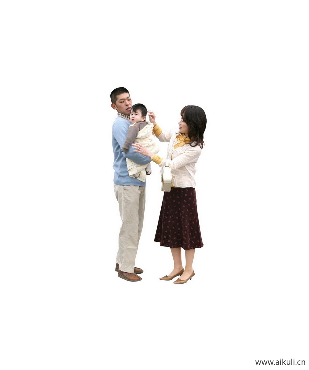 亚洲亲子人物BB儿童父母PSD素材