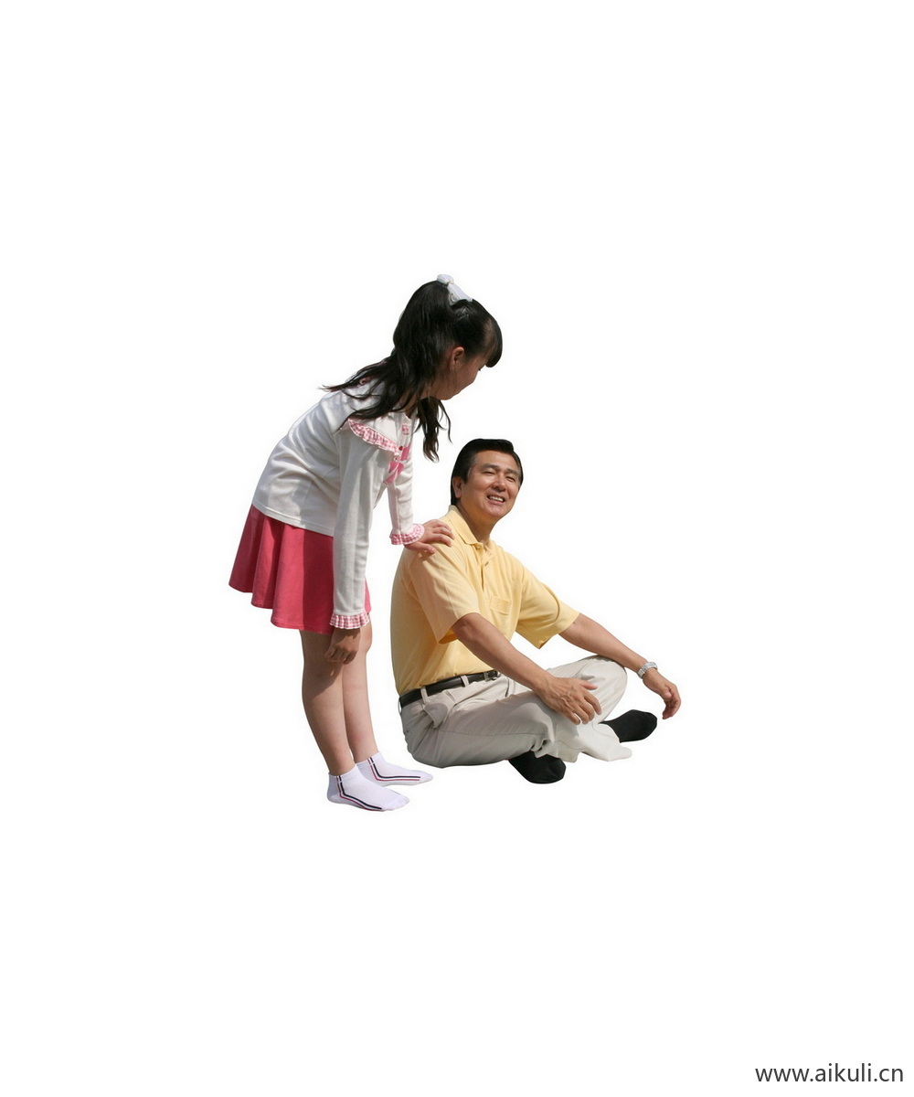 亚洲亲子人物P儿童父母PSD素材
