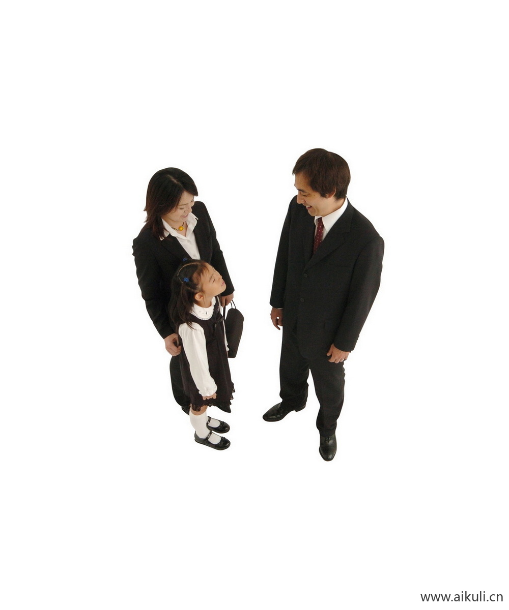 亚洲亲子家庭人物BJ儿童父母PS人物素材