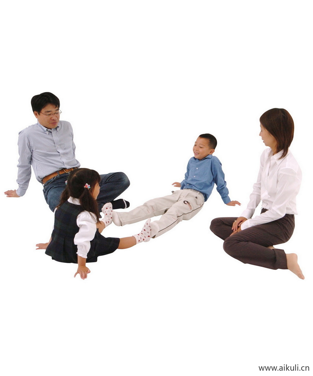亚洲亲子家庭人物I儿童父母PS人物素材