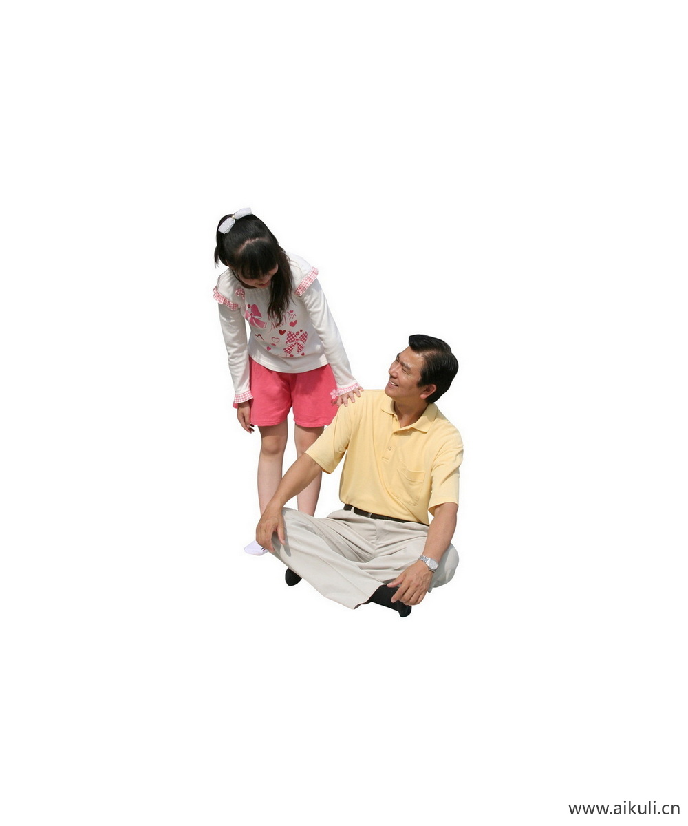 亚洲亲子人物L儿童父母PSD素材