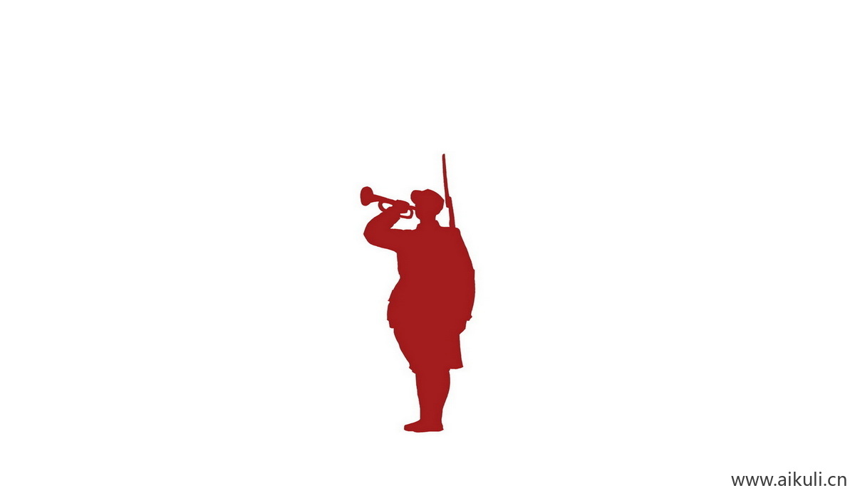 士兵战士H人物剪影元素PS