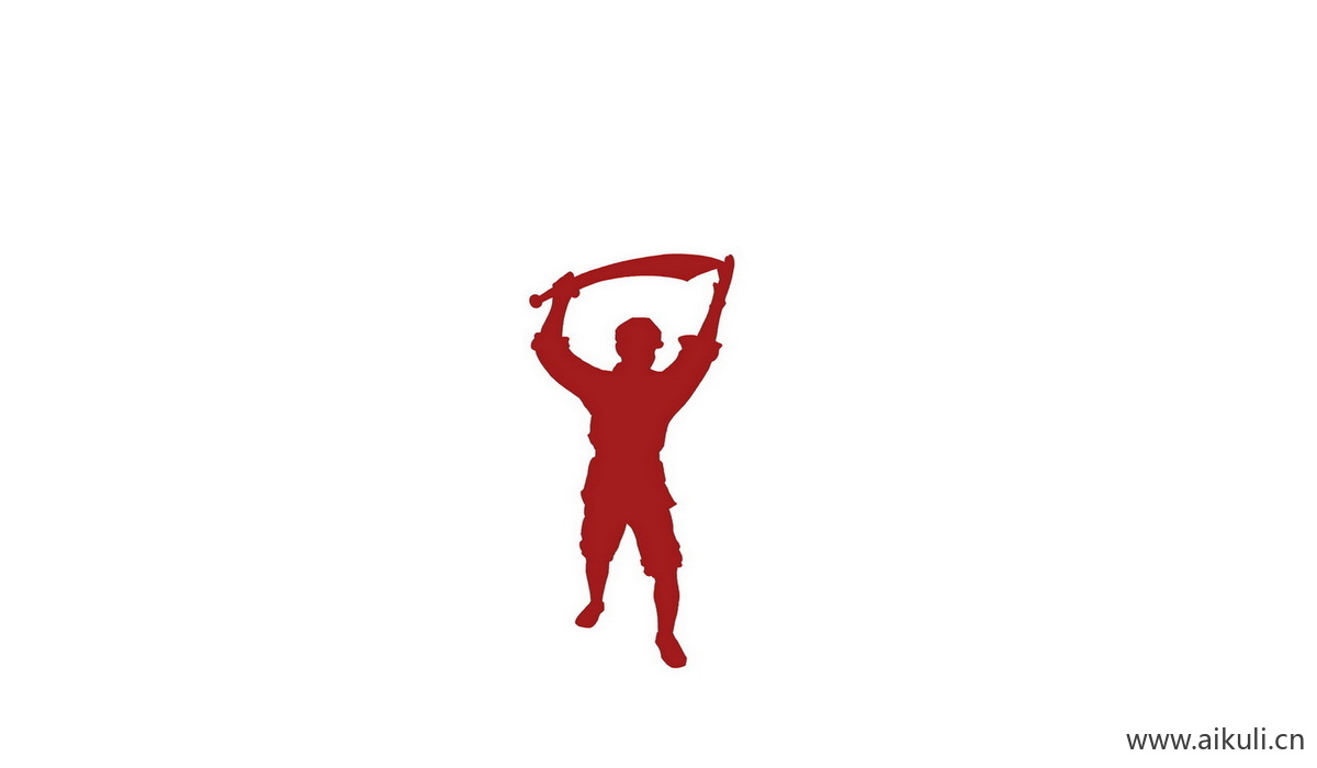 现代C士兵战士剪影元素PSD