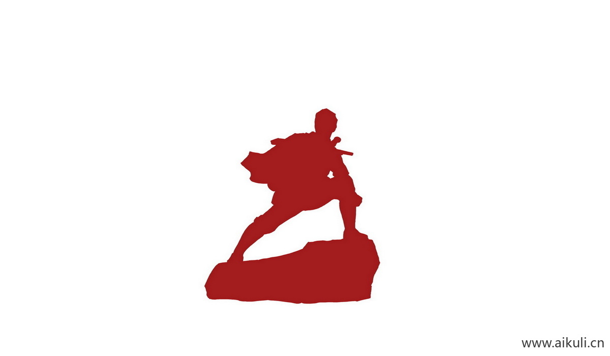 士兵战士M人物剪影元素PS