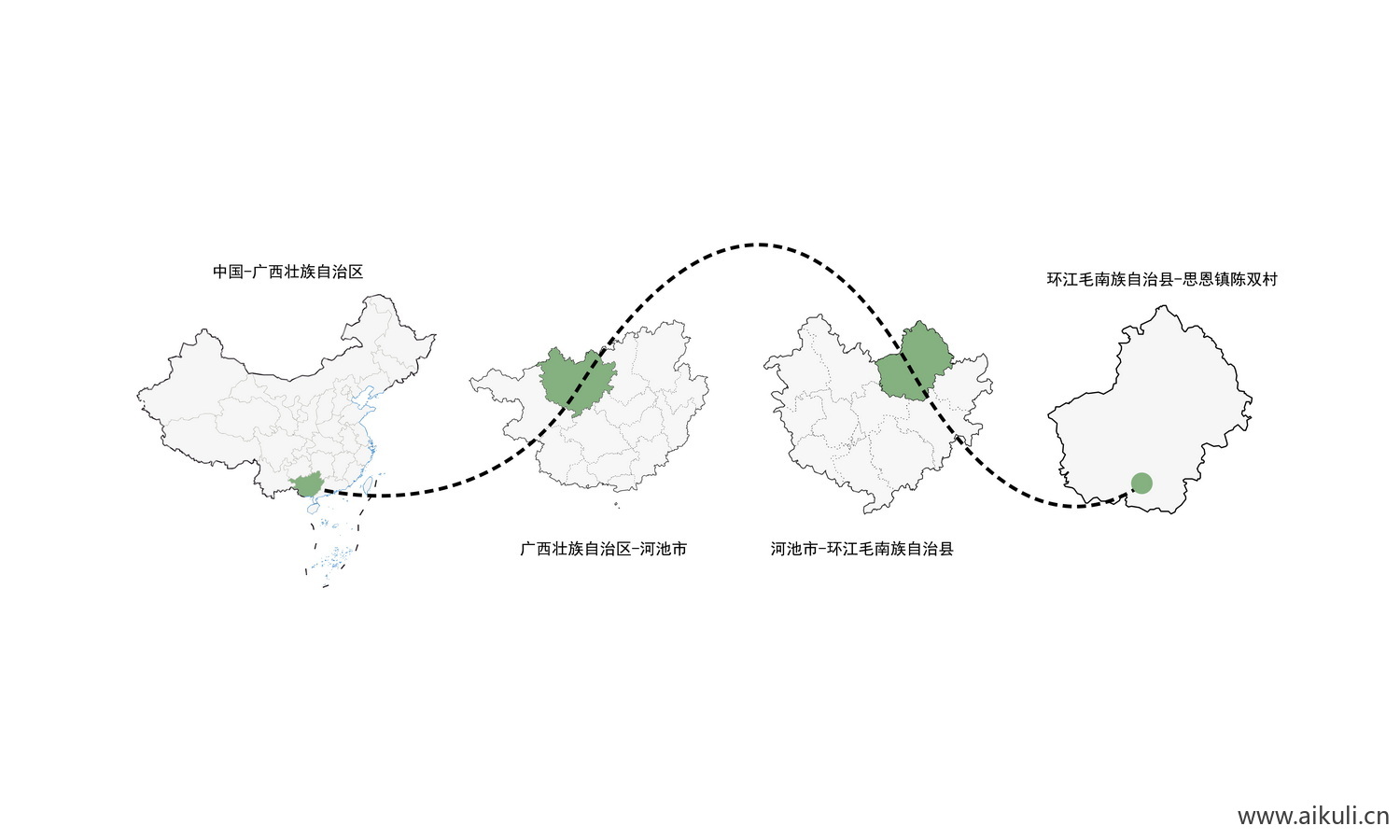 免抠地理地图区位分析图