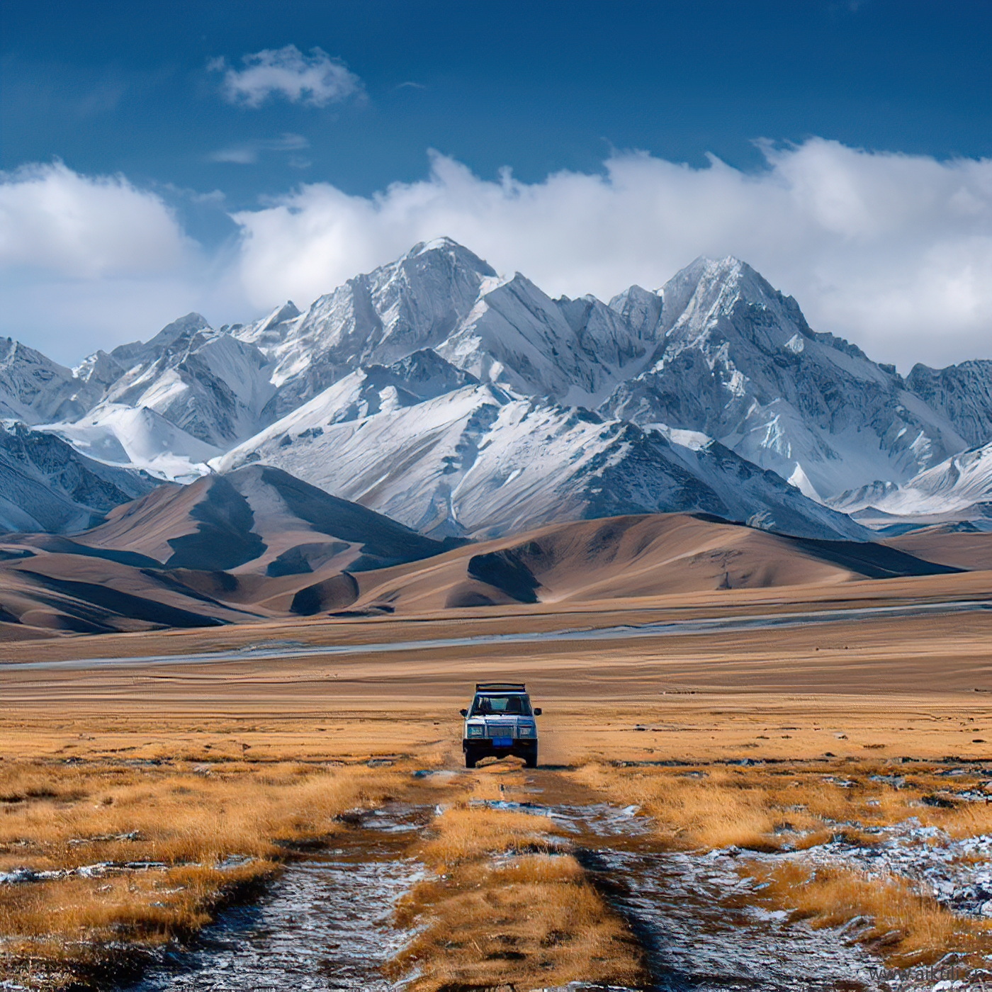 雪山山水景观E自然风景贴图