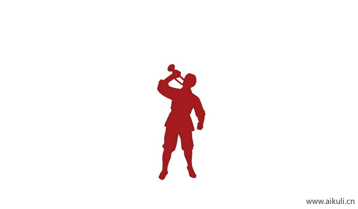 现代B士兵战士剪影元素PSD
