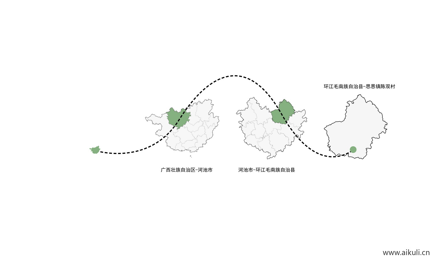 免抠地理地图区位分析图