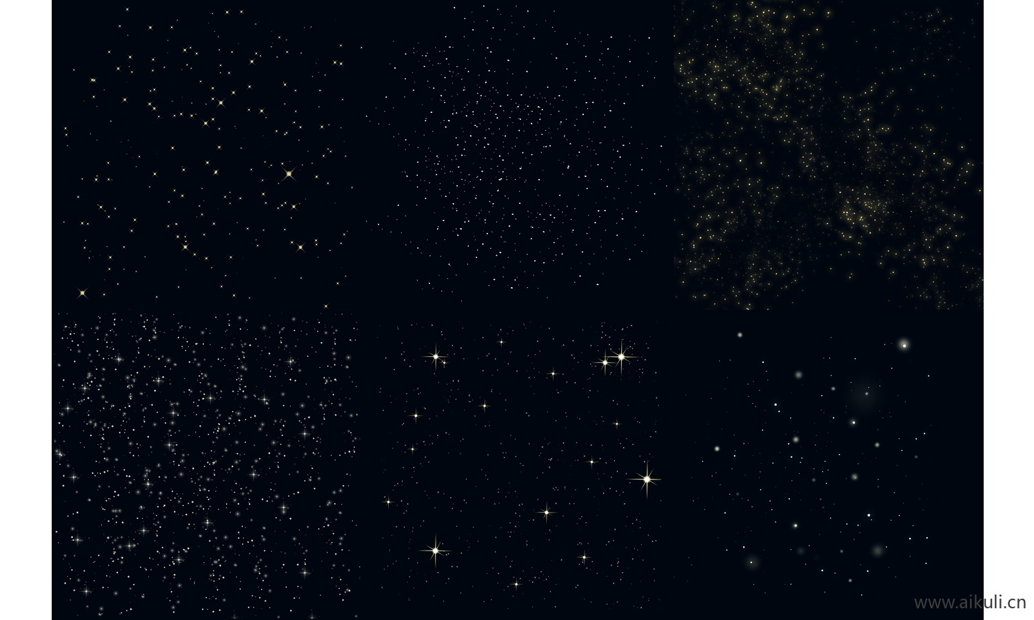 现代夜景N闪烁星空PSD素材