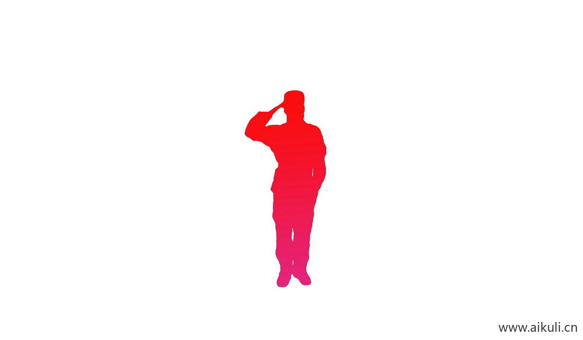 士兵军人战士剪影元素B剪影人PSD素材