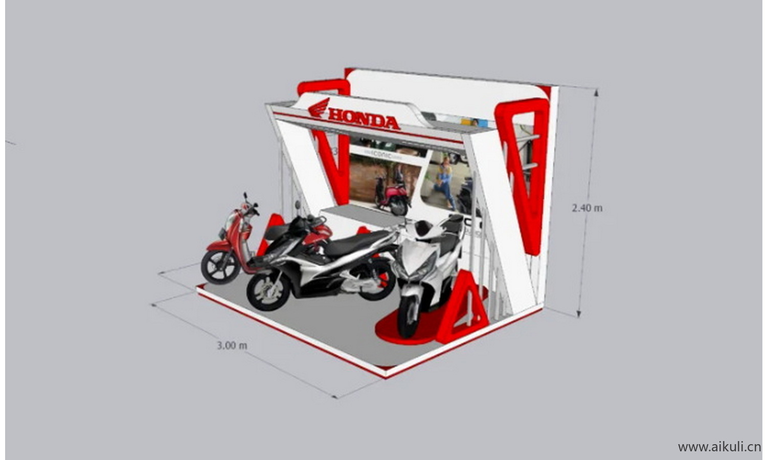 展览本田汽车