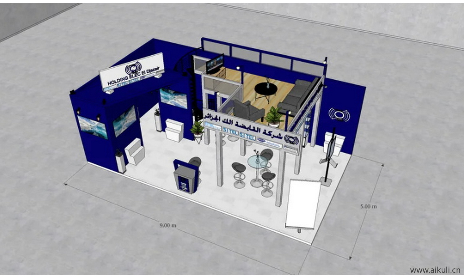 Stand+RStand展览展览45m²