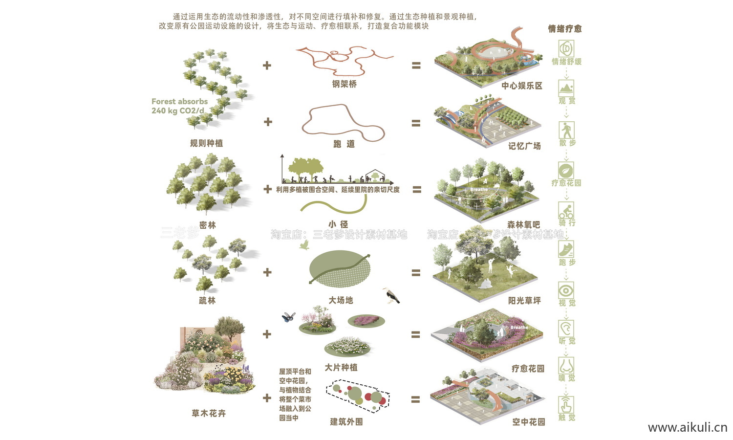 生态植物分析种分析图 PS素材