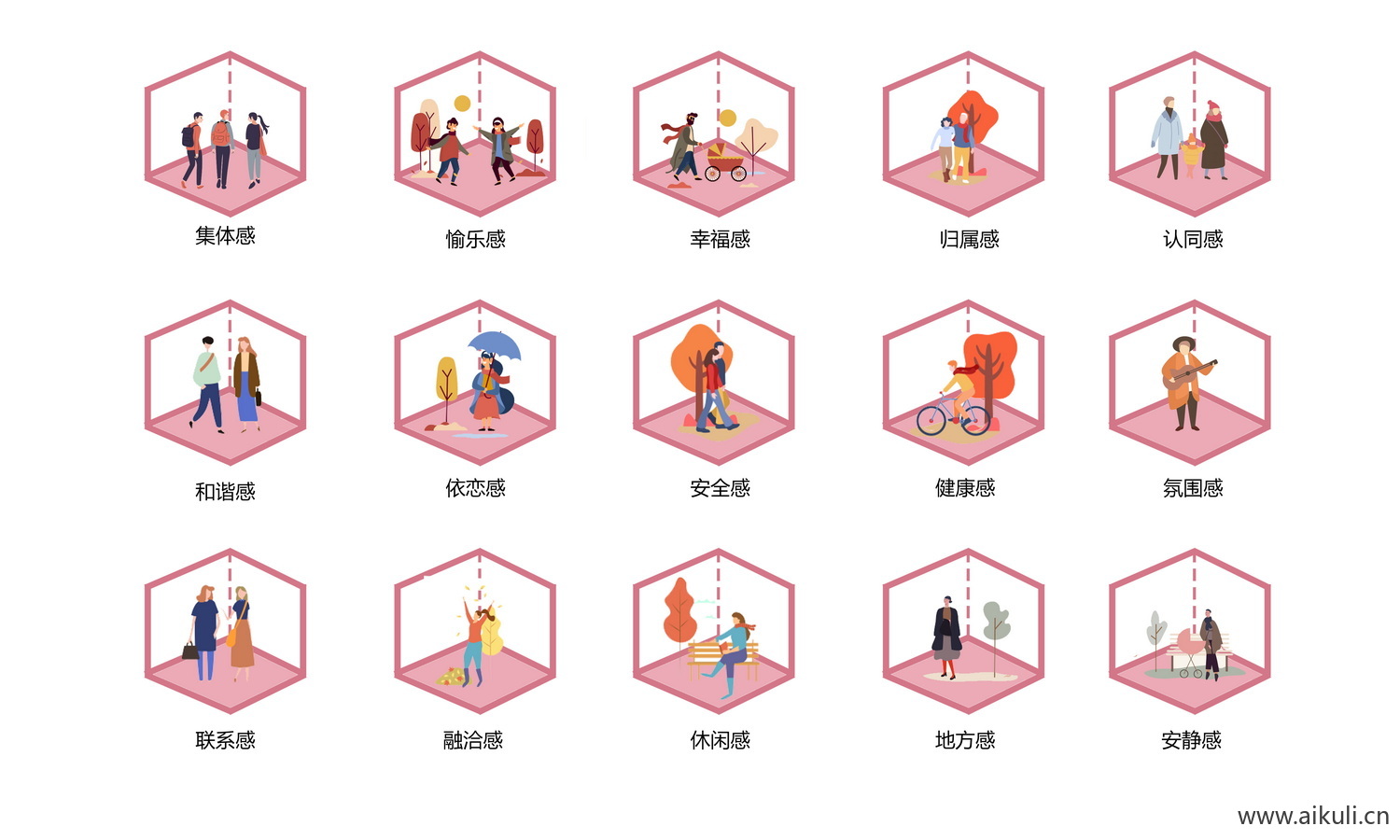 人群结构P分析图ps分层素材