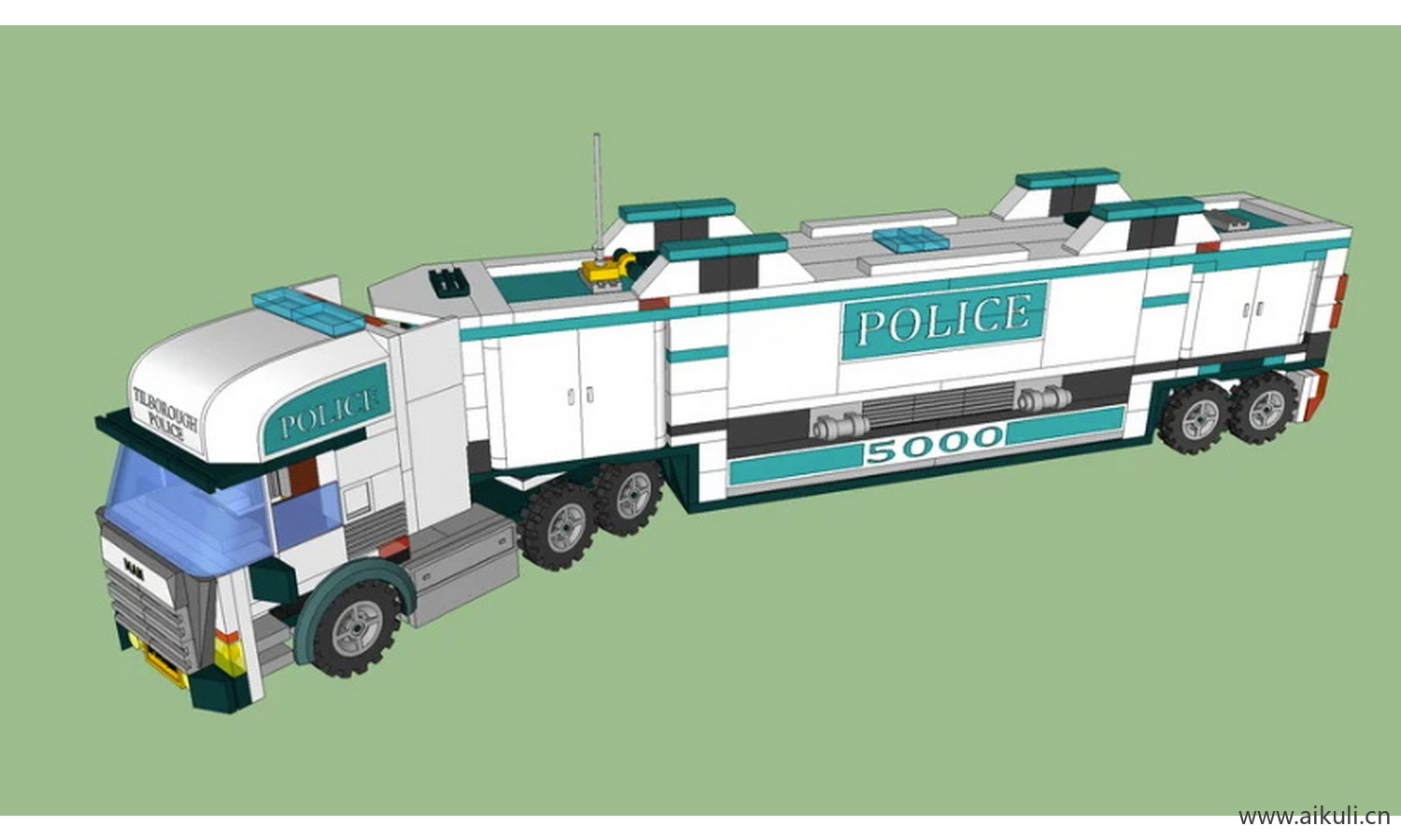 乐高警察卡车