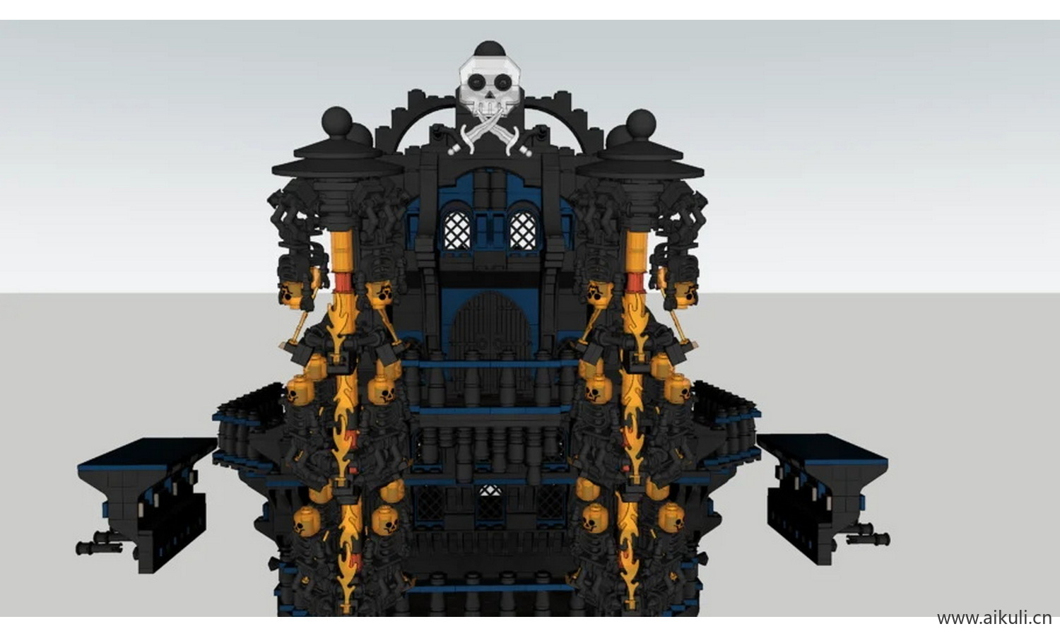 乐高积木3D #乐高海盗 #乐高草图大师