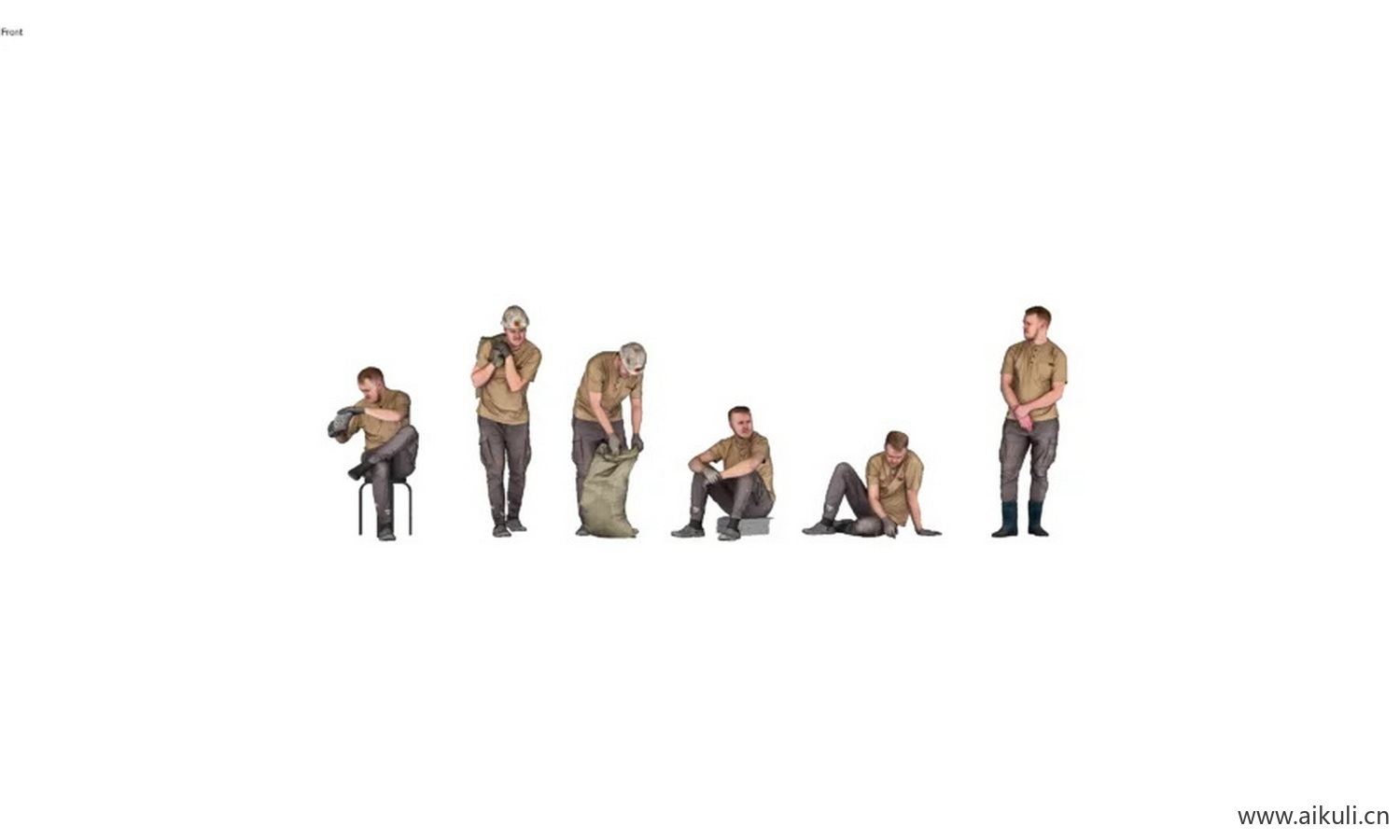 男人工作