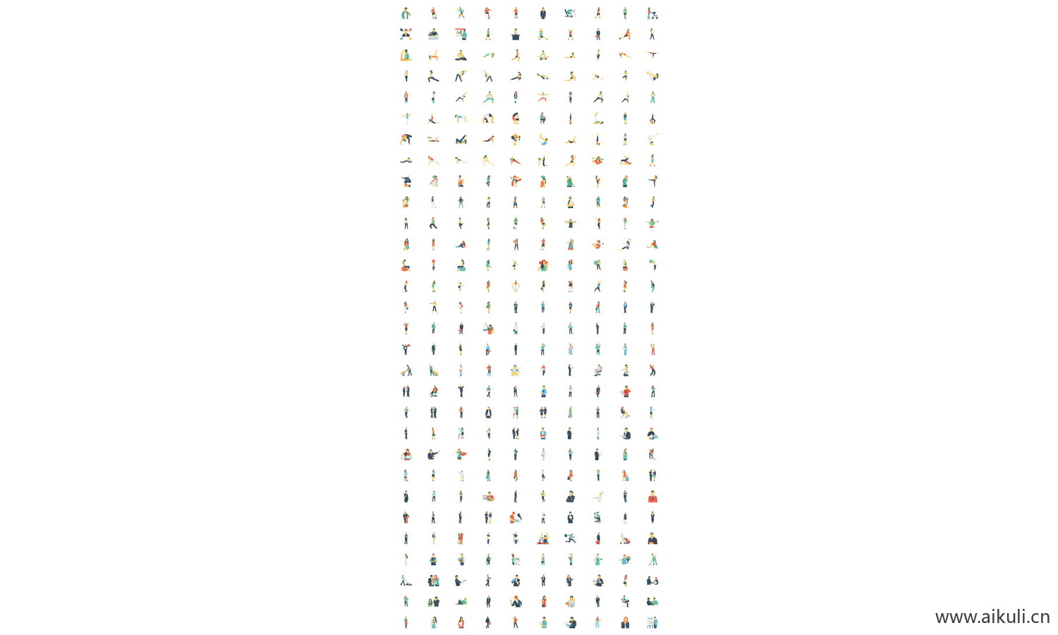 人体类图标EPS矢量图