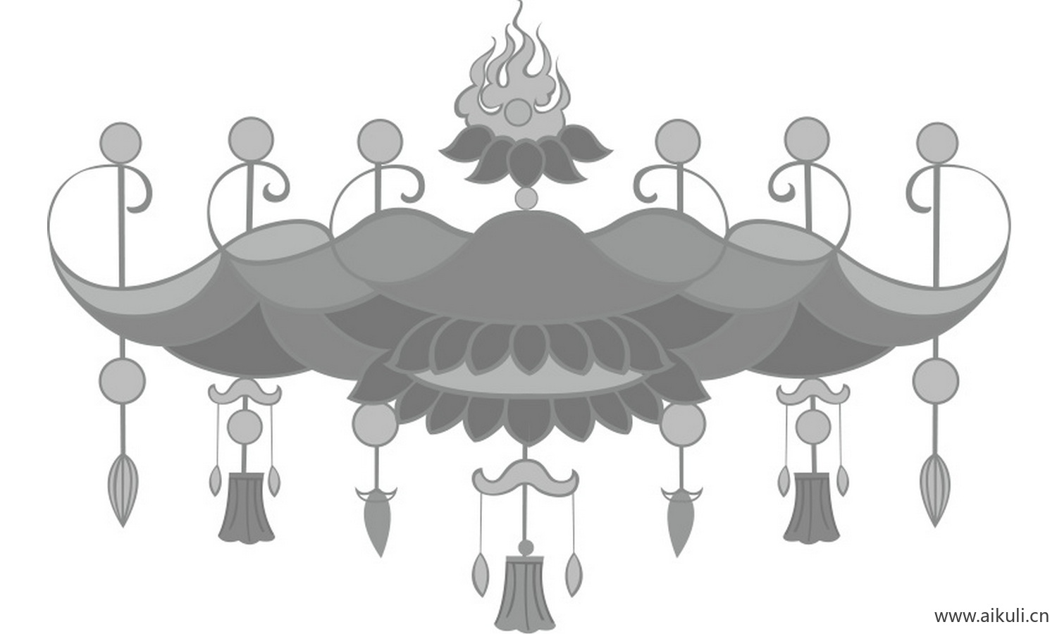 纹样-敦煌壁画元素PSD免扣