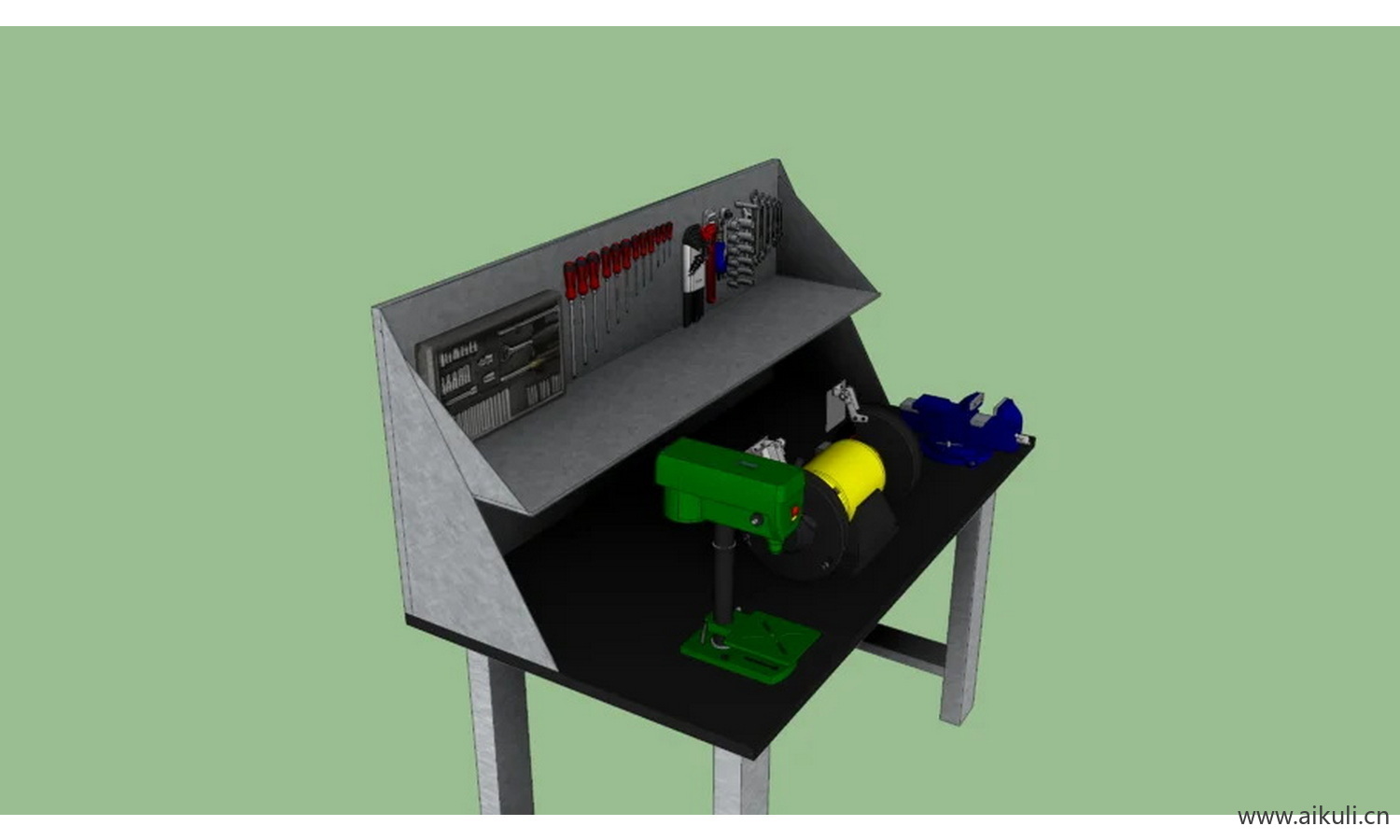 现代木工机械家具工作台
